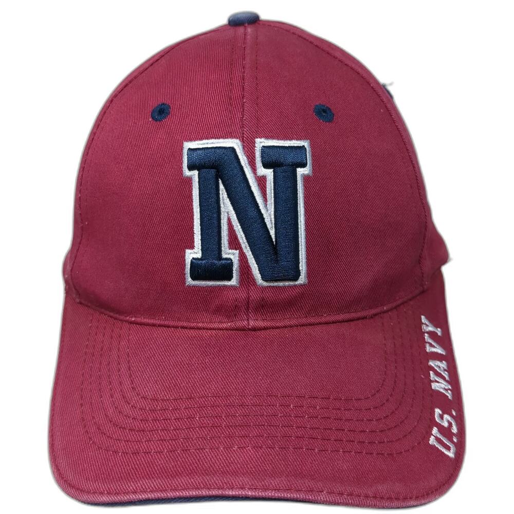 Force Baseball Cap Red Blue White One Size US Navy 1775 Strapback Military Hat